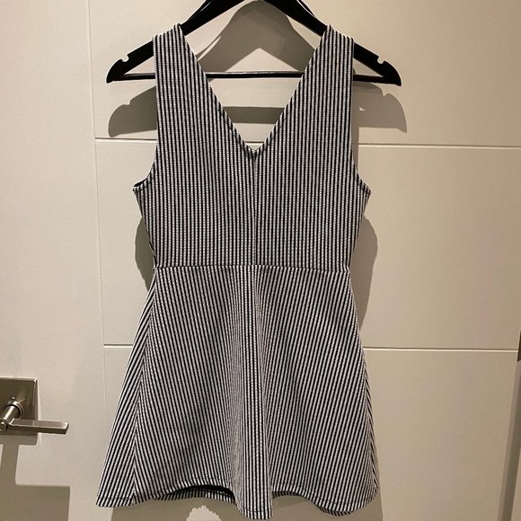 Zara Cute Mini Striped Dress - Picture 2 of 3